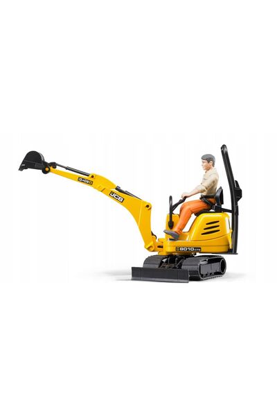 Other Excavator JCB 8010 CTS cu figurine de lucru BRUDER 62002 Seria Profi 1:16