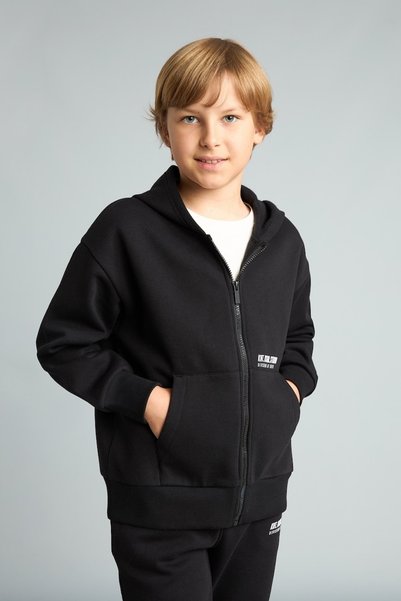DeFacto Boy's Sweat H9681A8/Bk81 Black