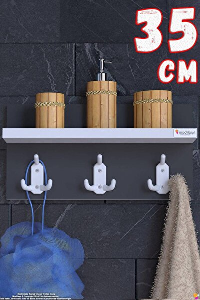Modilayn مجموعة شماعات المطبخ من كات 9 كونتس، 3 قطع (31.4×19 سم) - تصميم أنيق...
