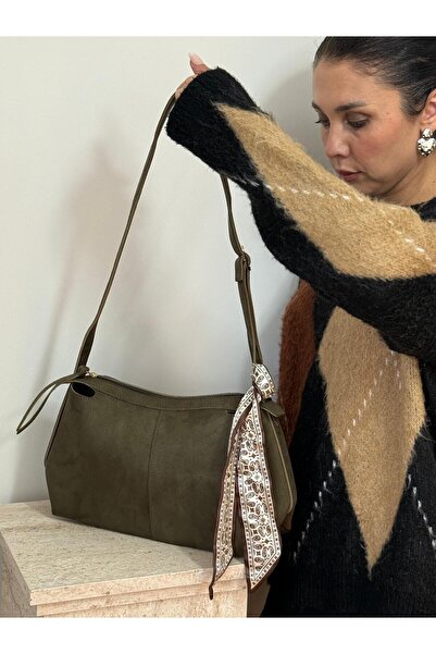 lalettobags Kadın Delfin Model Fularlı Omuz & Çapraz Çanta