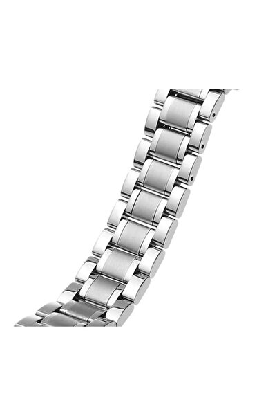 Sewor 20MM ÇAPINDA UCU KAVİSLİ GÜMÜŞ RENK ÇELİK SAAT KORDONU