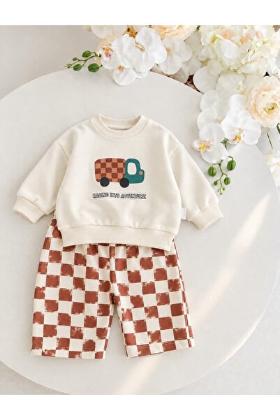 Valia Baby Adventure Premium %100 Pamuklu Unisex Bebek/Çocuk Takımı