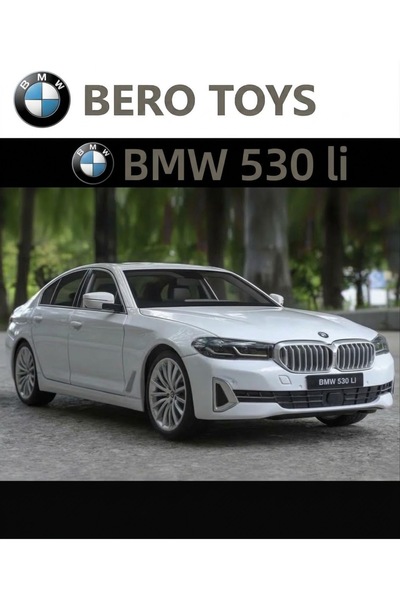 Diecast BMW 5 Serisi Lisanslı Die-Cast Metal Model Araba Bmw 530 1:24 Ölçek 2...