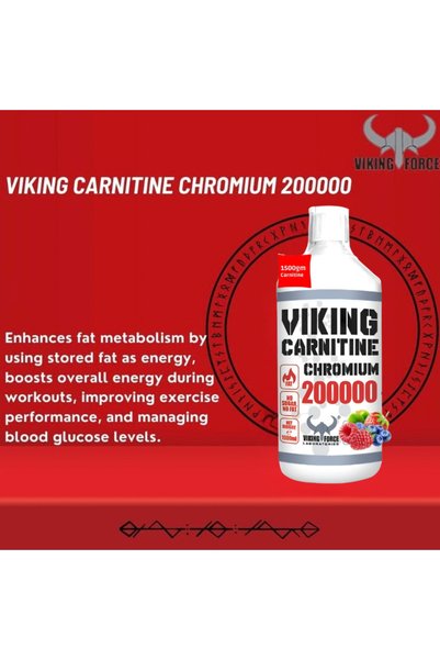 Viking Force Laboratories فايكينج كارنيتين كروم 200000 (Viking Force Carnitine Chromium) بحجم 1000 مل