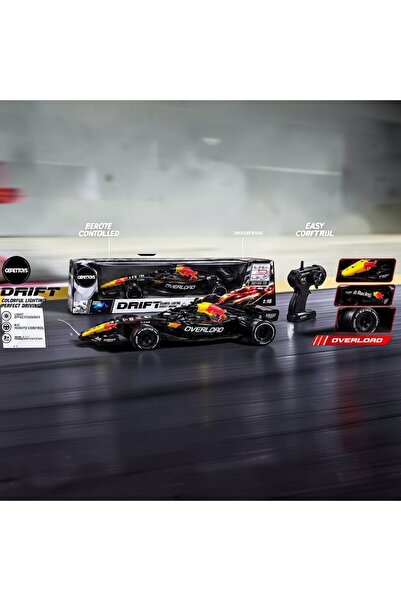 Gepettoys LED IŞIKLI 4 ADET YEDEK DRİFT TEKERLİ 3 FORMULA ARACI RED BULL