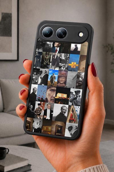 TECNO Spark 40 5g Compatible Printed, Matte Black, Soft Silicone, Protective,...