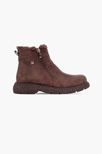 Lal Shoes & Bags Γυναικείες μπότες Battle Nubuck με λεπτομερή ραφή, φερμουάρ ...