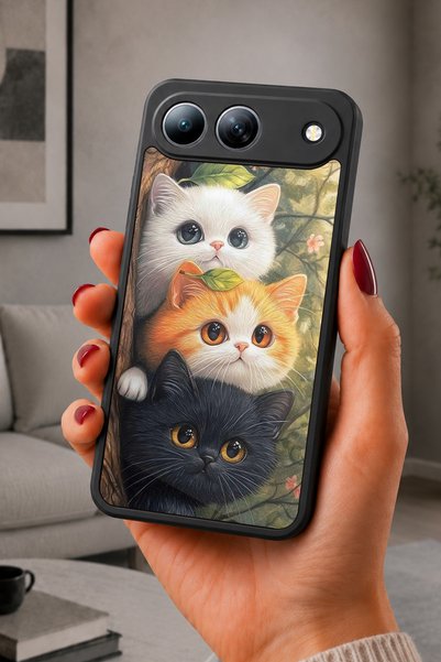 TECNO Spark 40 5g Compatible Printed, Matte Black, Soft Silicone, Protective,...