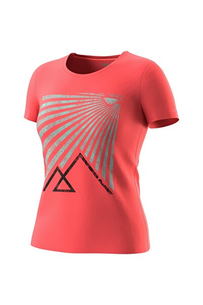 DYNAFIT Women's Technical T-Shirt Transalper Graphic-Orange-S
