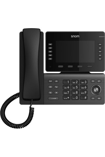 Snom D865 Desk Phone, 5" TFT Colour 1280 x 720 Pixels Resolution Display
