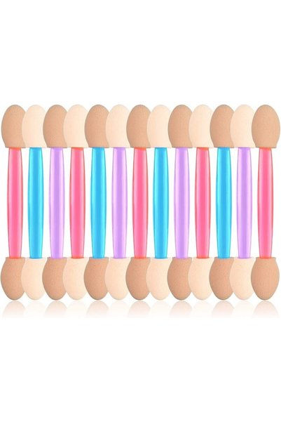 KASTWAVE Eyeshadow Applicators, 30 Pcs Disposable Eyeshadow Brushes Dual Ende...