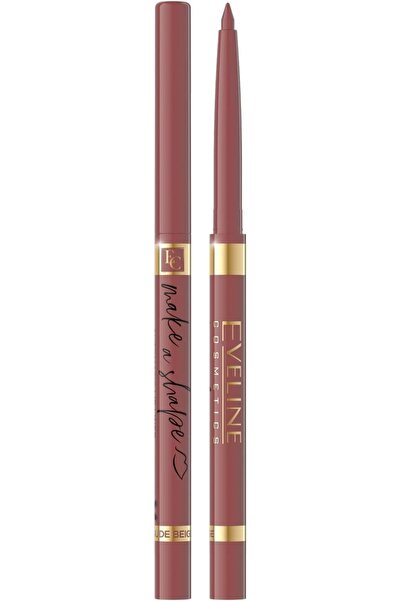 Eveline Cosmetics قلم تحديد الشفاه الأوتوماتيكي من ميك أ شيب، لون بيج طبيعي