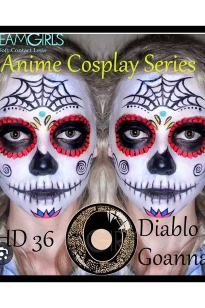 Eyeshop HALLOWEEN COSPLAY GÖZ LENSİ HD36 DİABLO GOANNA Kulanım suresi 1 yıllı...
