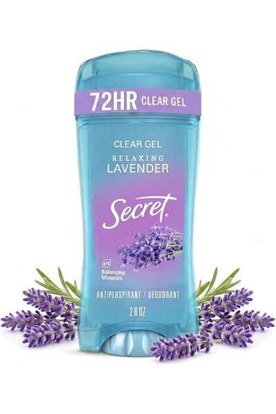 Secret Fresh Clear Gel and Deodorant for Women, Clear Gel, Refreshing Lavende...