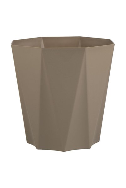 CATIANO Ghiveci Flori din Plastic Mocca Octogonal 25x25x24,5cm