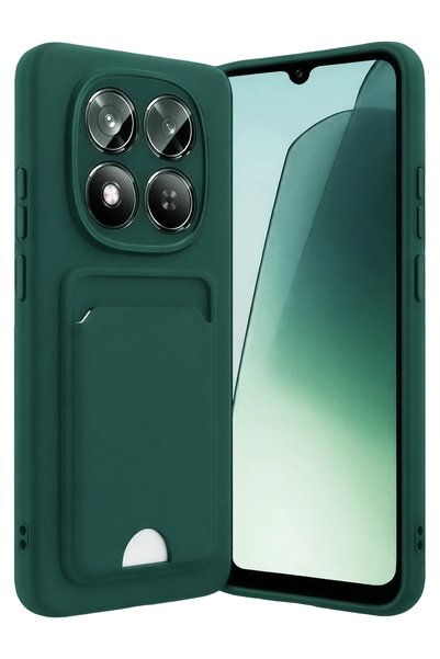 New Face غطاء حماية سيليكون من SVL-SHOP لهاتف Redmi Note 15 Pro 5G مع بطاقة K...