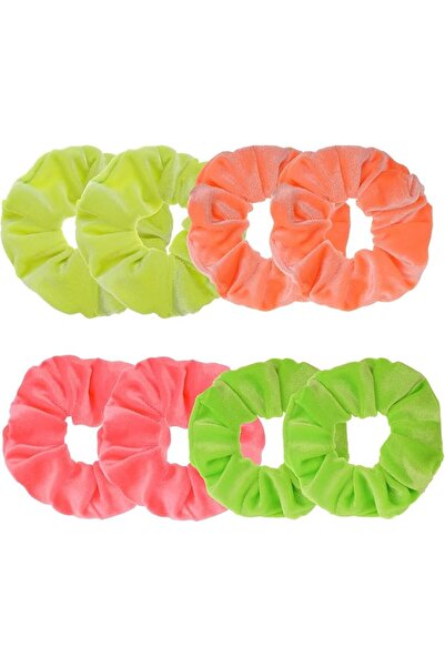 PIDOUDOU 2 Pcs Large Size White Color Scrunchies for Women Hair Elastic Bands