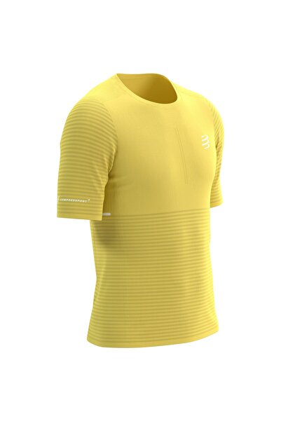 Compressport Tricou de alergare pentru bărbați Pro Racing SS 2026-Galben-S