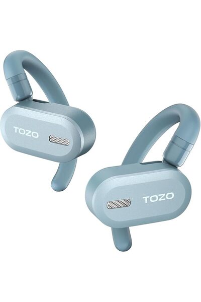 TOZO سماعات أذن لاسلكية O2 True Open Ear خفيفة الوزن مع تعديل متعدد الزوايا، ...