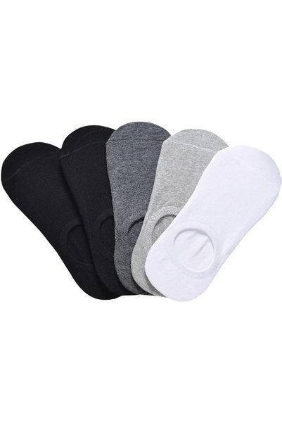 Generic Brand Sosete scurte albe - 10 bucati - pentru barbati din bumbac PREMIUM