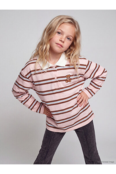 LC Waikiki Alita City with a Difference in Color, Lcw Kids Pink Striped Stand...
