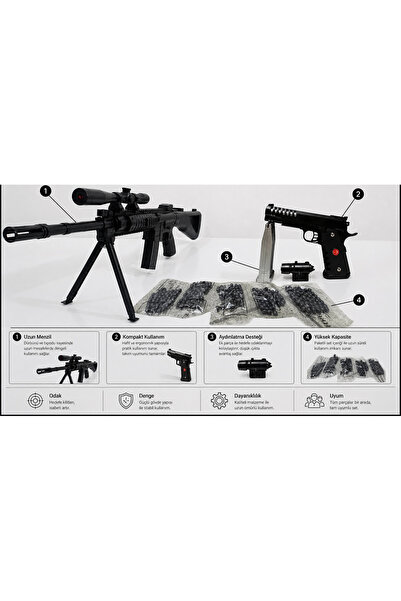 Genel Markalar 2’Li LAZERLİ TRIPOD DESTEKLİ 82 CM BONCUK ATAN OYUNCAK +SİMGE ...