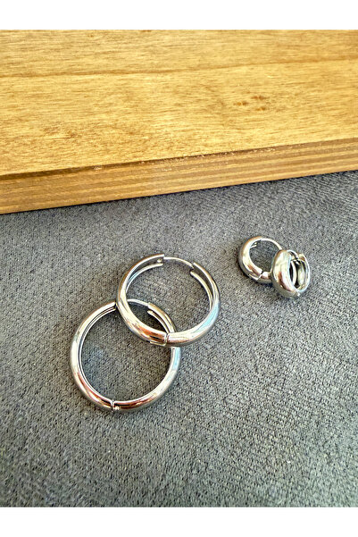 Rupen Kraft 316l surgical steel earring set - stainless, tarnish-resistant st...