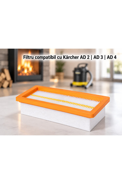 OEM Filtru compatibil cu aspirator Karcher AD 2, AD 3, AD 4 Premium – echival...