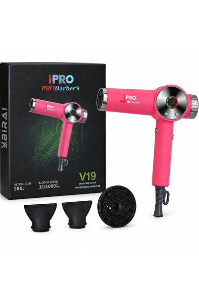 BIRAI Επαγγελματικό Σεσουάρ Μαλλιών Feon iPRO Barbers V19, Εξαιρετικά Ισχυρό ...
