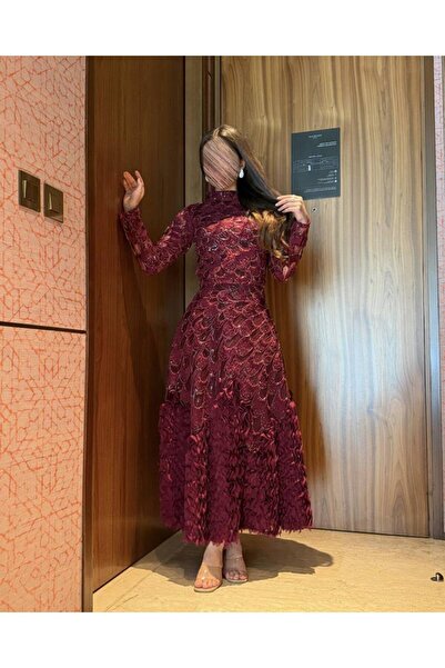 NAQWA FASHION طقم قطعين سهرة نسائي بتصميم عصري