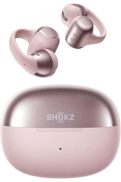 Shokz سماعات أذن مفتوحة OpenDots ONE، سماعات أذن فاخرة بتقنية Dolby Audio بوز...