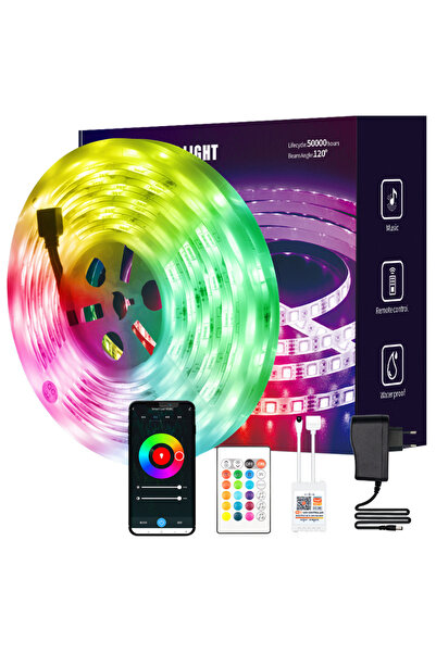 BIRAI ® RGB Wifi LED Strip Kit Indoor/Outdoor 10 Meters (2x5M) IP68 Waterproo...