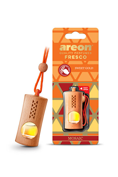 Areon Αρωματικό αυτοκινήτου Fresco Mosaic FGM04 Sweet Gold, 4 ml, 1 τεμάχιο.
