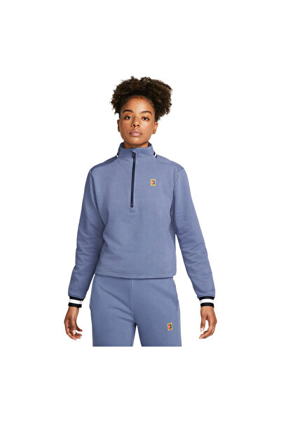 Nike NikeCourt Γυναικεία Dri-FIT Heritage Μακρυμάνικη Μπλούζα S