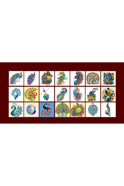 TELLGRAF Animal Themed Postcard Set (10X10 cm 21 Pieces)