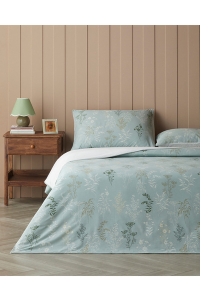 English Home Floral Hush Pamuk Çift Kişilik Çarşaflı Nevresim Takımı 200x220 ...