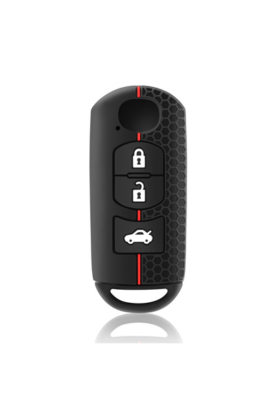 Choice غطاء مفتاح تحكم عن بعد سيليكون بثلاثة أزرار (B) لمازدا CX-5، CX-3، 2، ...