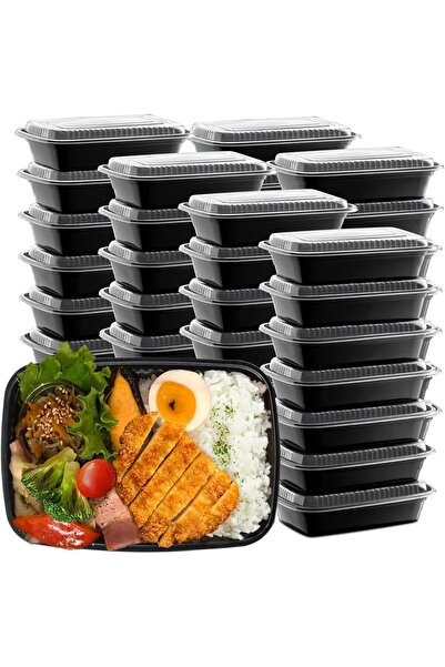 Generic 50 Pack 32 oz Meal Prep Container,Reusable Food Containers with Lids,...