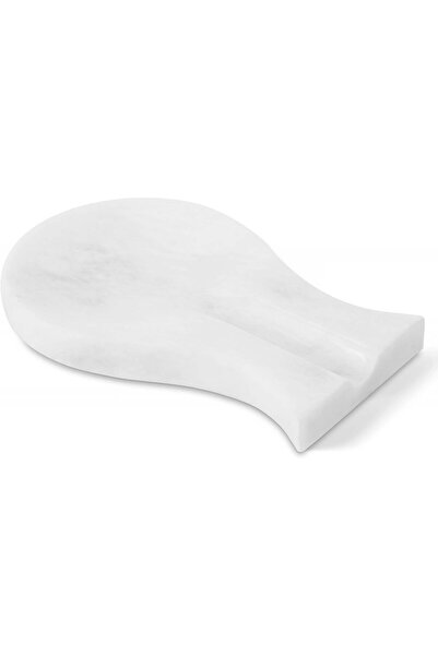 Generic Black Marble Spoon Rest for Kitchen Counter, Luxury Natural Stone Ute...