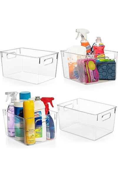 Generic CLEARSPACE Plastic Kitchen Organization Storage Bins