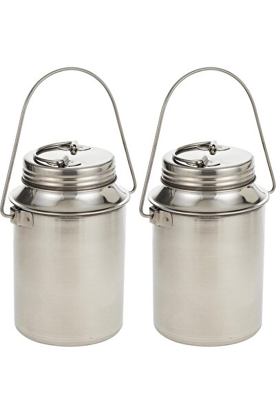 Generic Raj Screw Lid Storage Container, 5.5 Liter, Silver, SB05.5, Oil Conta...
