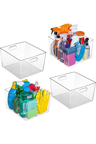 Generic CLEARSPACE Plastic Kitchen Organization Storage Bins