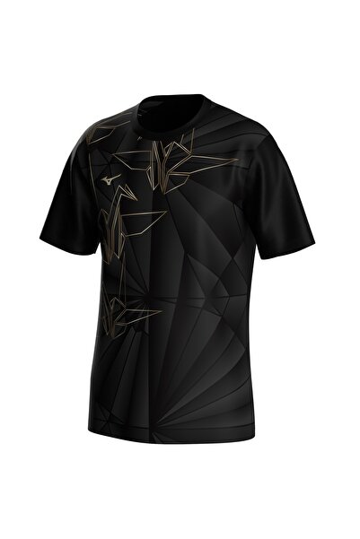 MIZUNO Ανδρικό μπλουζάκι τρεξίματος Active Dry AeroFlow με σχέδιο - Περιορισμ...