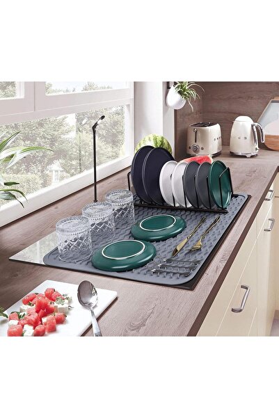 Generic MODENGKONGJIAN Silicone Dish Drying Mat, Non-Slip Easy Clean Sink Mat...