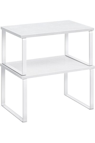 Generic SONGMICS Cabinet Organizer Shelf, Set of 2 Spice Rack, Kitchen Storage