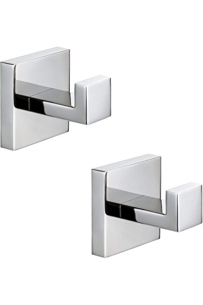 Generic Bathroom Hooks, Towel Robe/Coat Clothes Hook Chrome Polished Stainles...