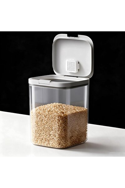 Generic LivLab Flour Dispenser 10lb - 5Liter/5Qt/5kg Rice Container for Food ...