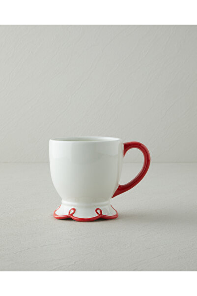 English Home Lovely Loop Dolomite Kupa 320 ml Kırmızı