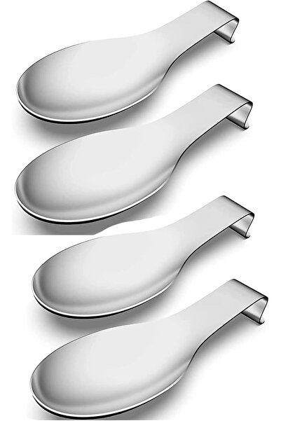 Generic KASTWAVE 4PCS Stainless Steel Rainbow Colour Spoon Rest for Kitchen C...