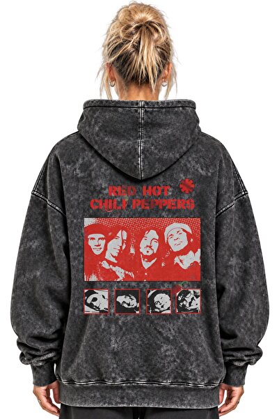 SEVBANO Red Hot Chill Peppers Rock Metal Music Group Hanorac cu glugă lavabil...